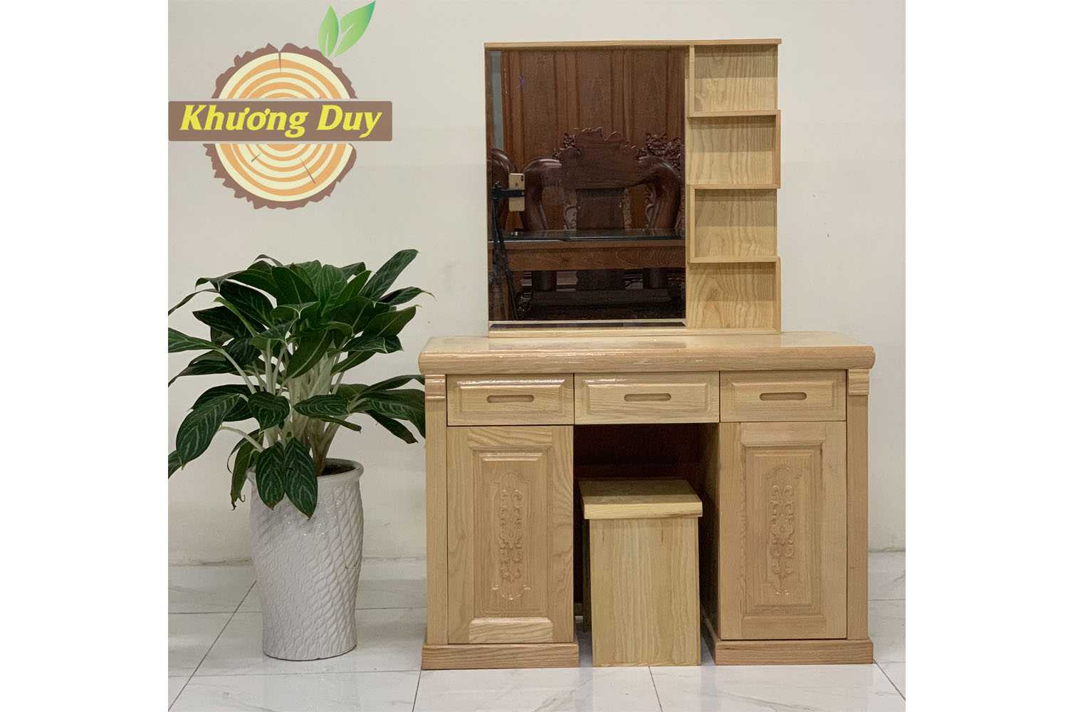 Bàn trang điểm gỗ Sồi BP03