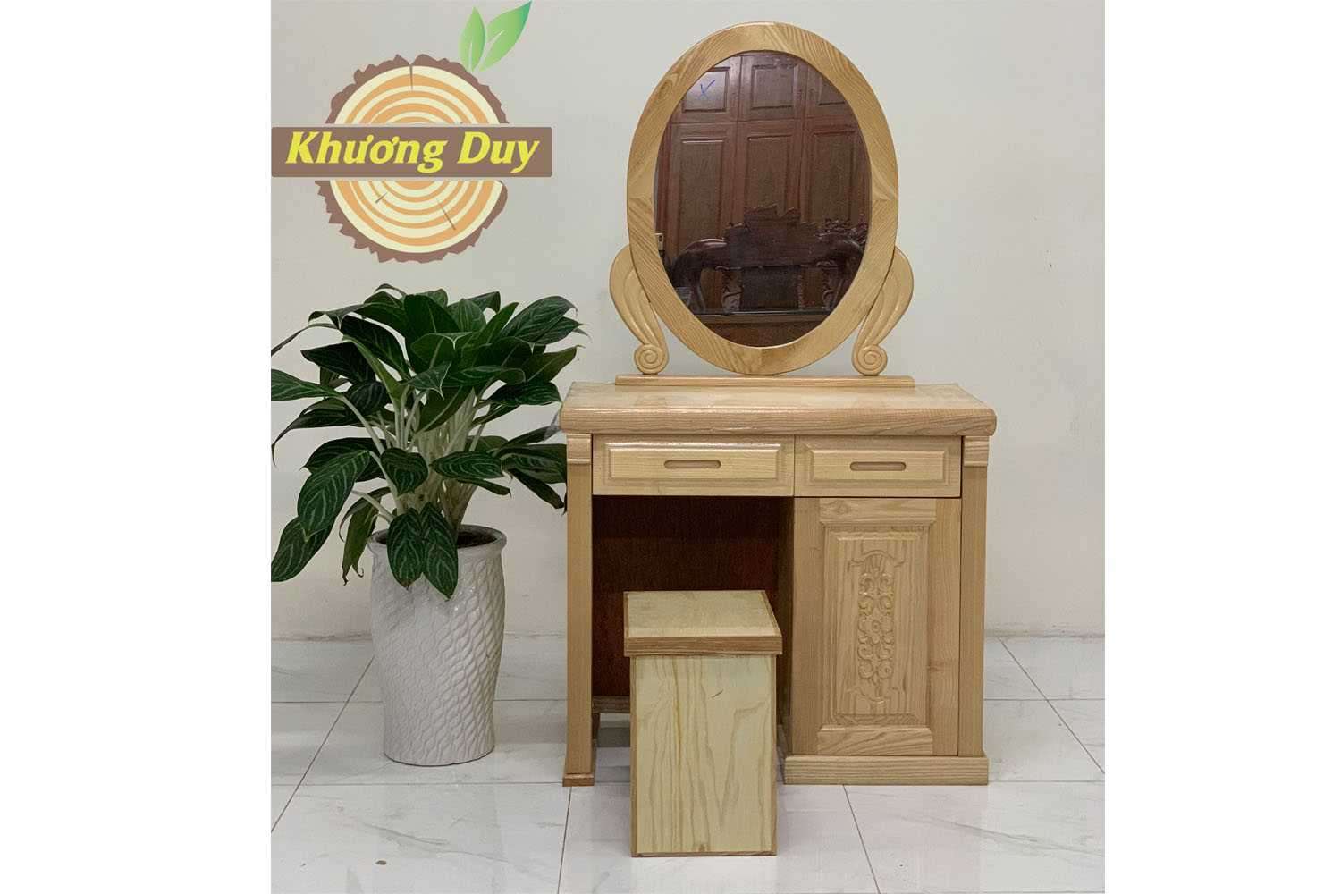 Bàn trang điểm gỗ sồi BP07