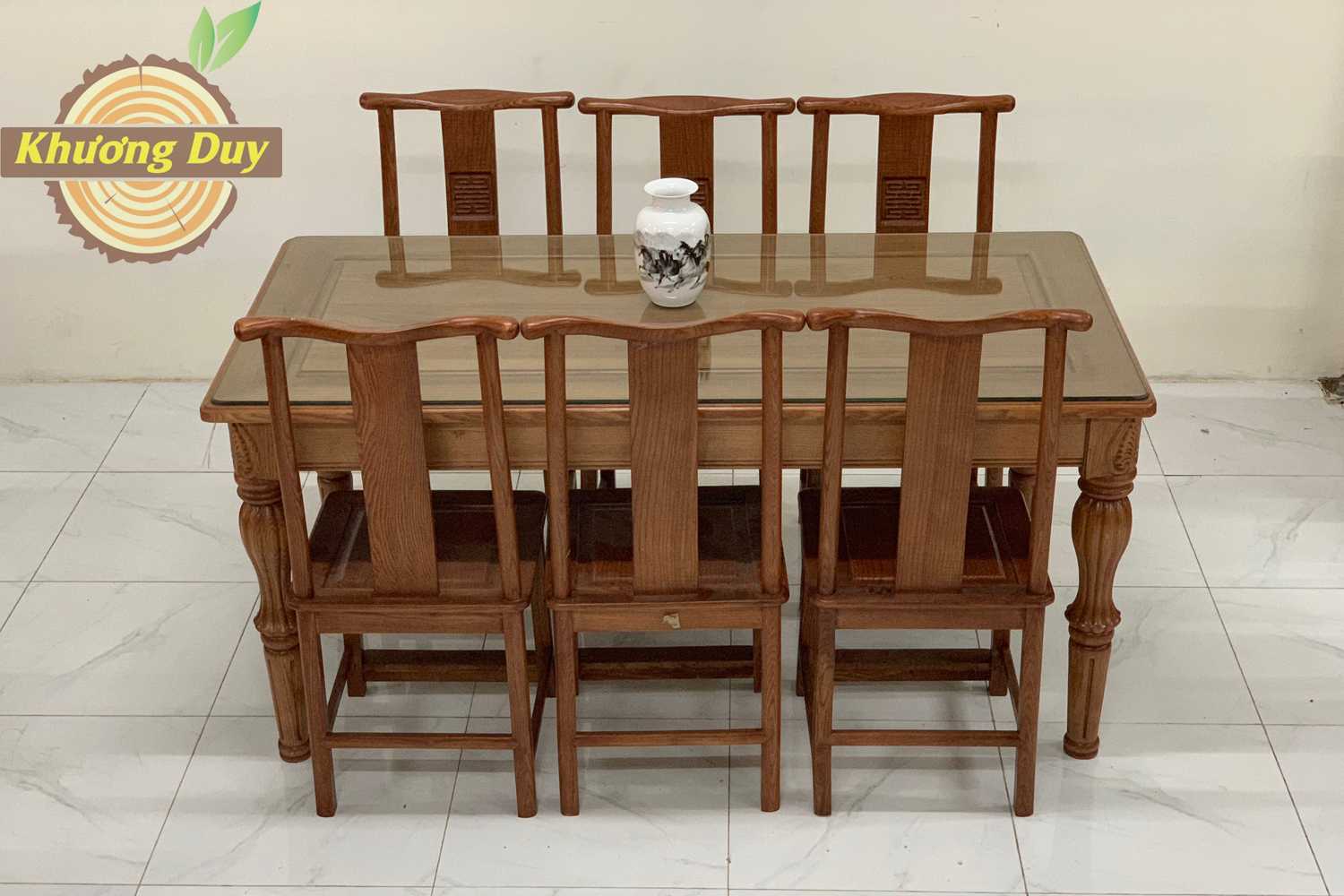 Bộ bàn ăn ghế vua GV16