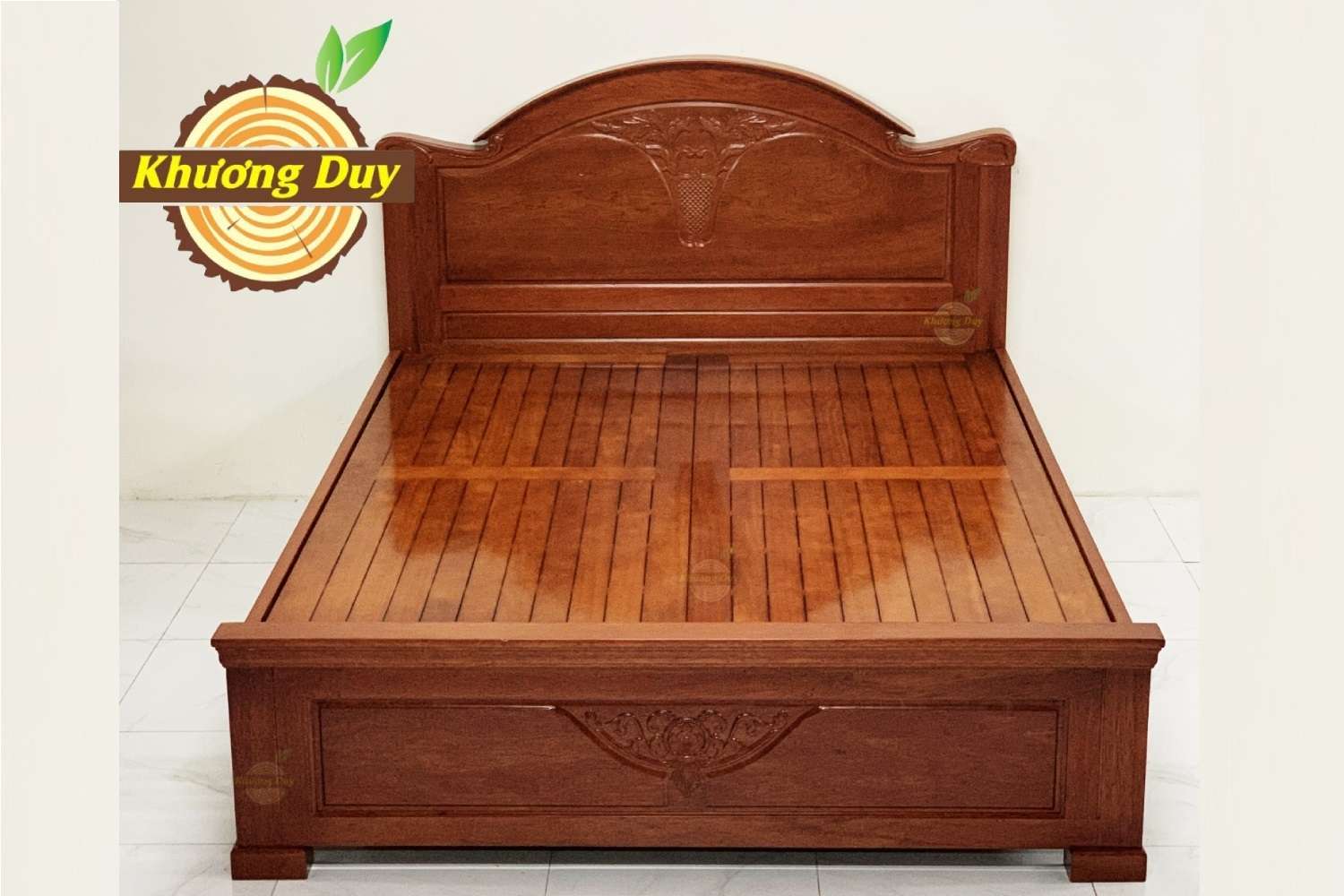 Giường ngủ gỗ Căm Xe GN03