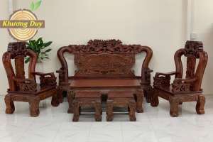 Bộ bàn ghế phòng khách gỗ tràm BT12
