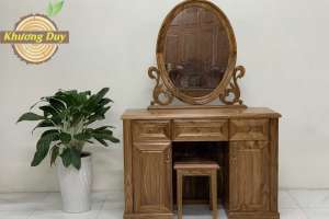 Bàn trang điểm gỗ Hương Xám BP01