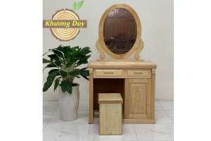 Bàn trang điểm gỗ sồi BP07