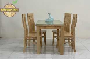 Bộ bàn ăn gỗ sồi KT09