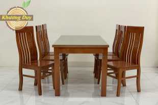 Bộ bàn ăn gỗ Sồi KT06