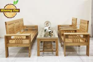 Bộ sofa gỗ sồi  PLT01