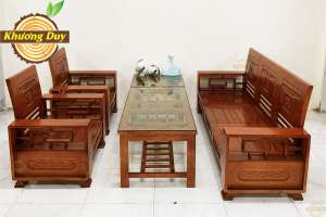 Bộ sofa gỗ sồi TCM02