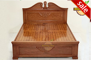 Giường ngủ gỗ căm xe cánh chim GN04