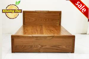 Giường ngủ gỗ mun xám GN07