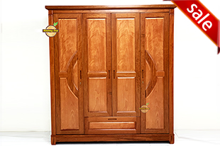 Tủ quần áo gỗ xoan đào MCC05