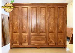 Tủ quần áo gỗ hương xám CCC18