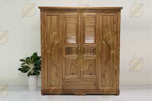 Tủ quần áo gỗ Hương xám CCC12