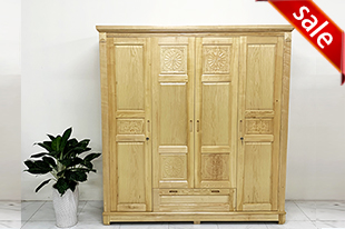 Tủ quần áo gỗ sồi Nga HT01