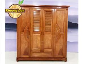 Tủ quần áo gỗ Xoan Đào MCC16