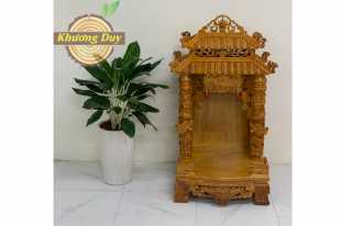 Bàn thờ Thần Tài gỗ gõ đỏ GĐ01