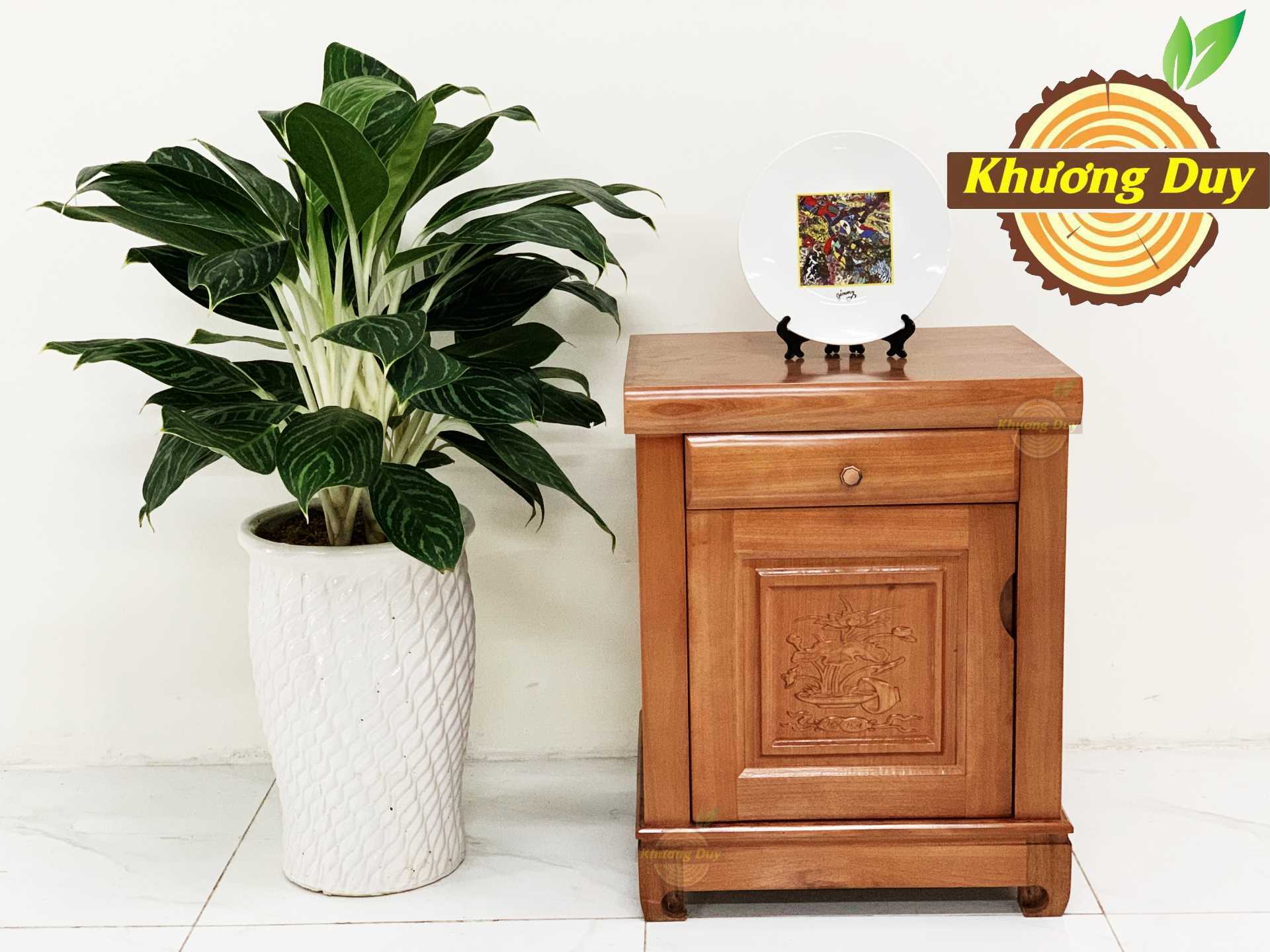 Tủ đầu giường gỗ Xoan Đào TAB03