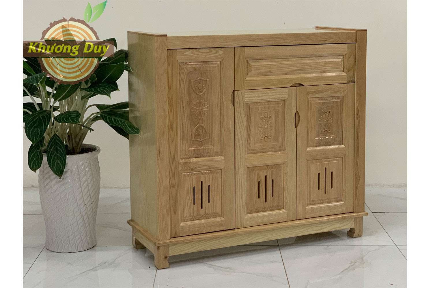 Tủ giày dép gỗ Sồi TGD04