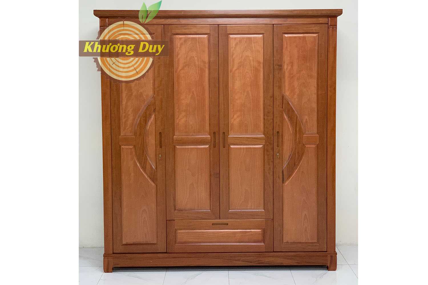 Tủ quần áo gỗ xoan đào MCC05