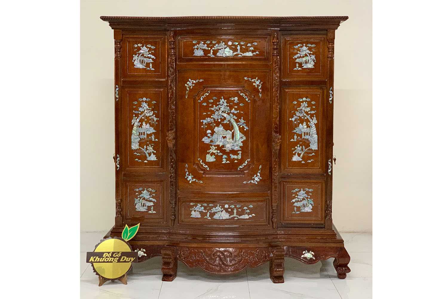 Tủ thờ gia tiên gỗ căm xe TT01