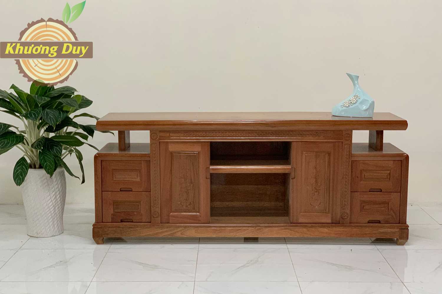 Tủ tivi gỗ Xoan Đào XĐ07